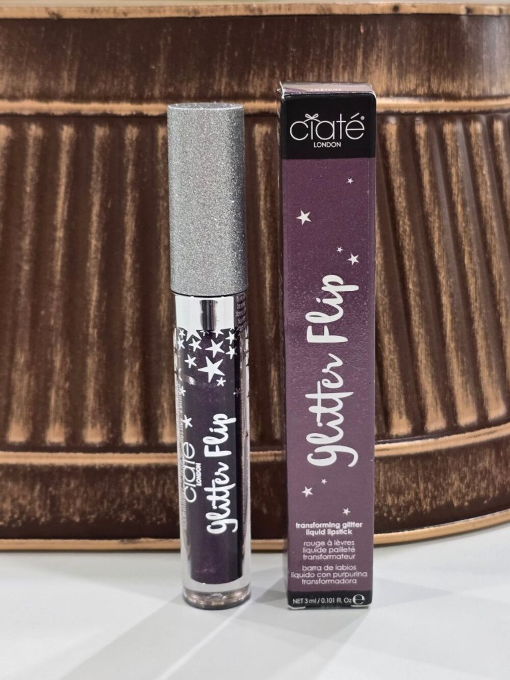 Ciaté London ✦ Fortune Glitter Lipstick ✦ Glitter Flip Transforming 3ml NWT